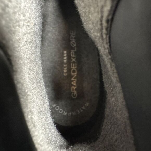 Cole Haan Grand Explore Womens Sz 6 B Waterproof Faux Fur Ankle Boots - Picture 7 of 10